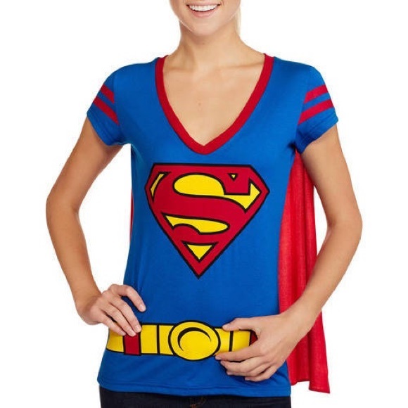 Superman caped Halloween costume graphic tee - Picture 1 of 7